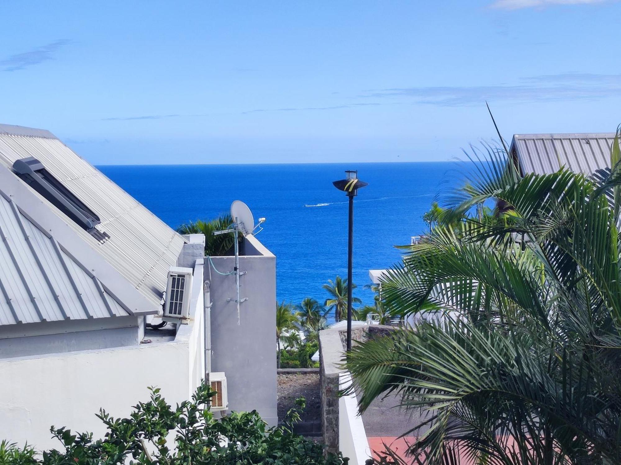 Le Nid Oceanique ! Appart T2 Avec Terrasse, Vue Mer Et Parking Prive En Sous Sol, Proche Du Centre Ville De Saint Gilles Les Bains Экстерьер фото